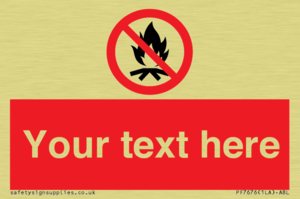 Custom prohibition No campfire